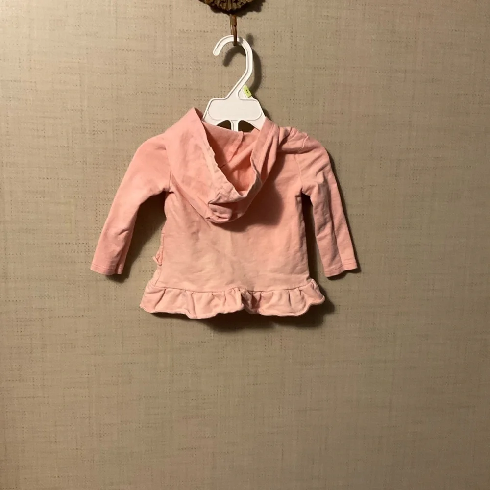 Carter's Pink Hoodie with Gold Text